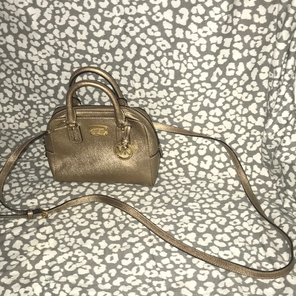 Metallic Michael Kors Mini Satchel